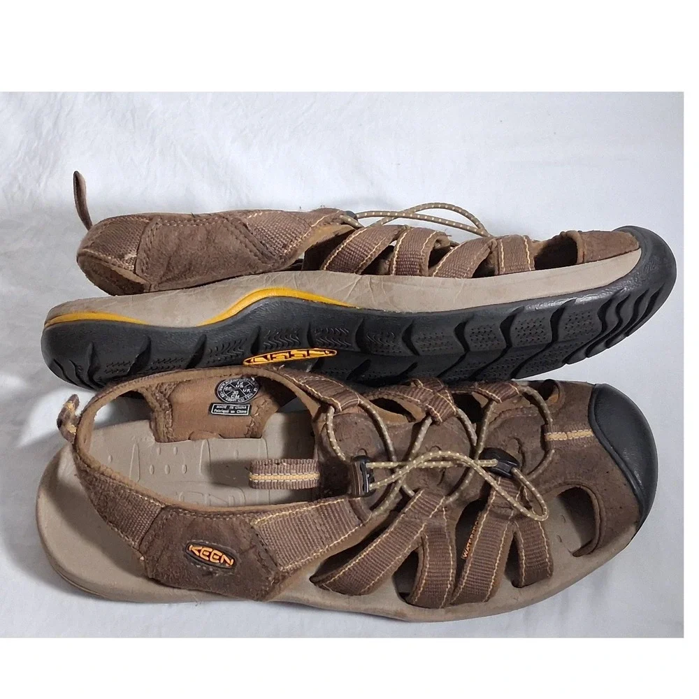 Keen Newport H2 Mens Brown Waterproof Hiking Sandals Size 12 1126-SBHG CD 1210